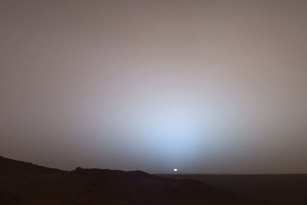 Sunset on Mars Is Blue—Here Is the Science Behind the Colors